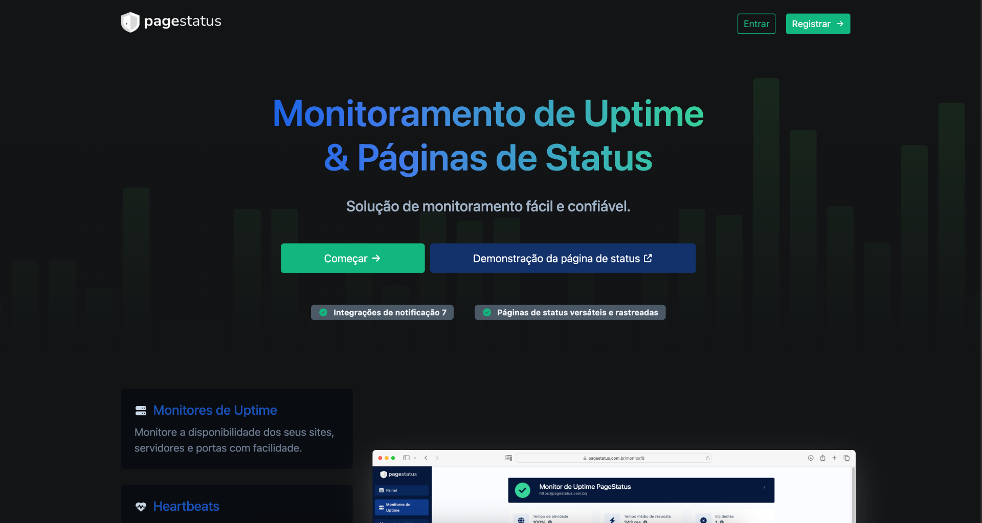 PageStatus - Monitoramento de Sites